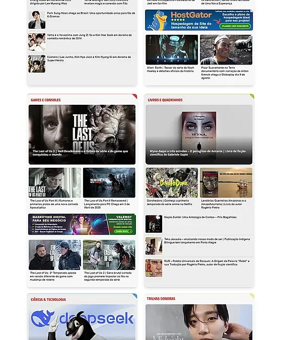 Café com Nerd Portal de Conteúdo da cultura Pop