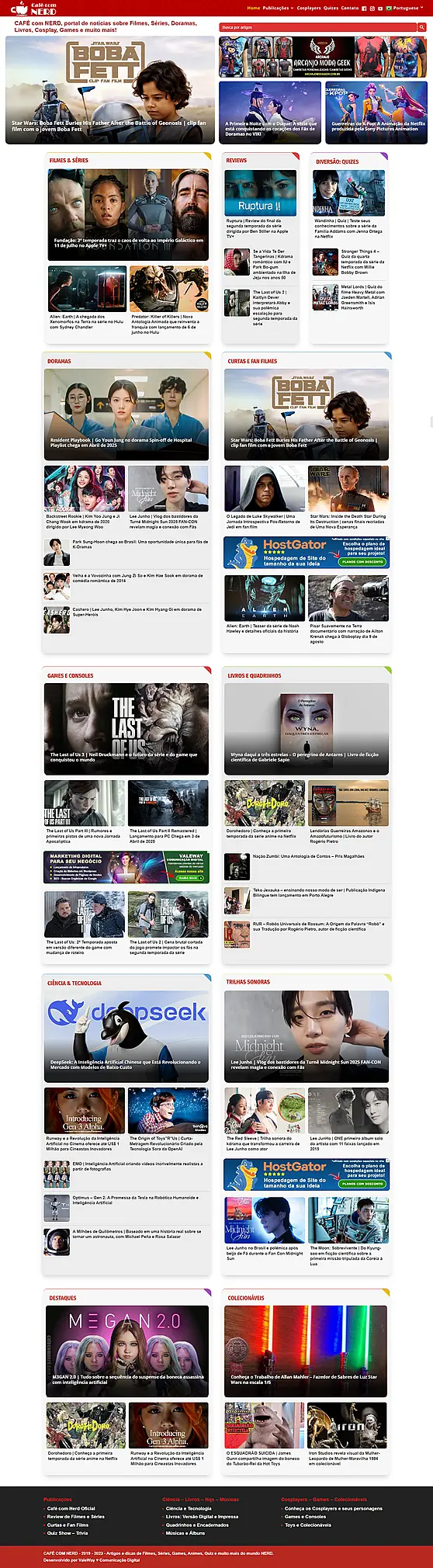 Café com Nerd Portal de Conteúdo da cultura Pop Café com Nerd Portal de Conteúdo da cultura Pop