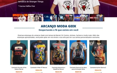 Arcanjo moda Geek