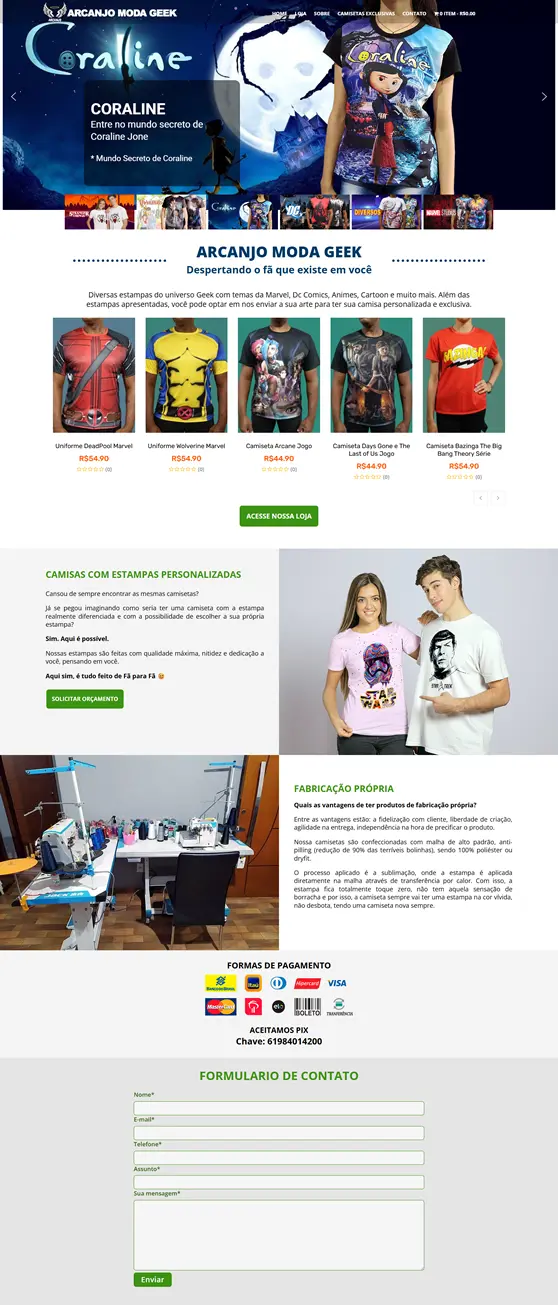 Arcanjo Moda Geek Arcanjo Moda Geek