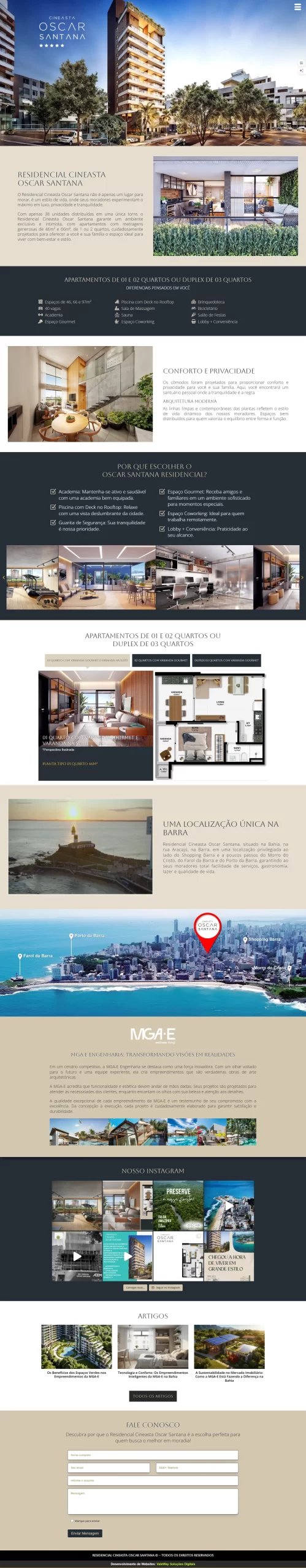 Cineasta Oscar Santana Residencial