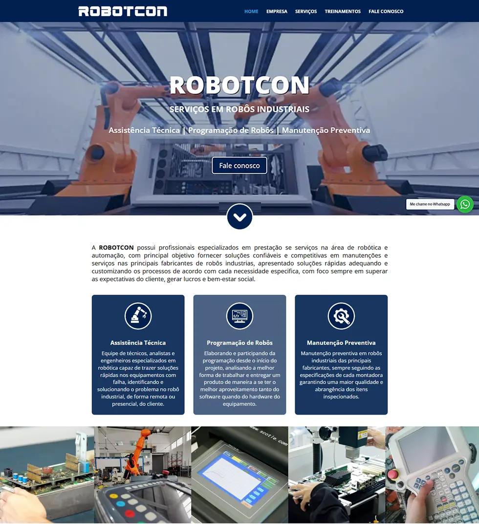 RobotCon Servicos em Robos Industriais - Soluções Digitais | São José dos Campos - SP