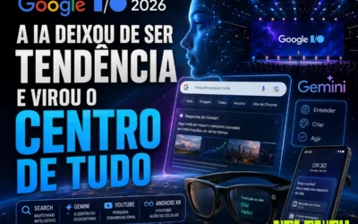 Google I/O 2026 mostra que a IA deixou de ser tendência e virou o centro de tudo